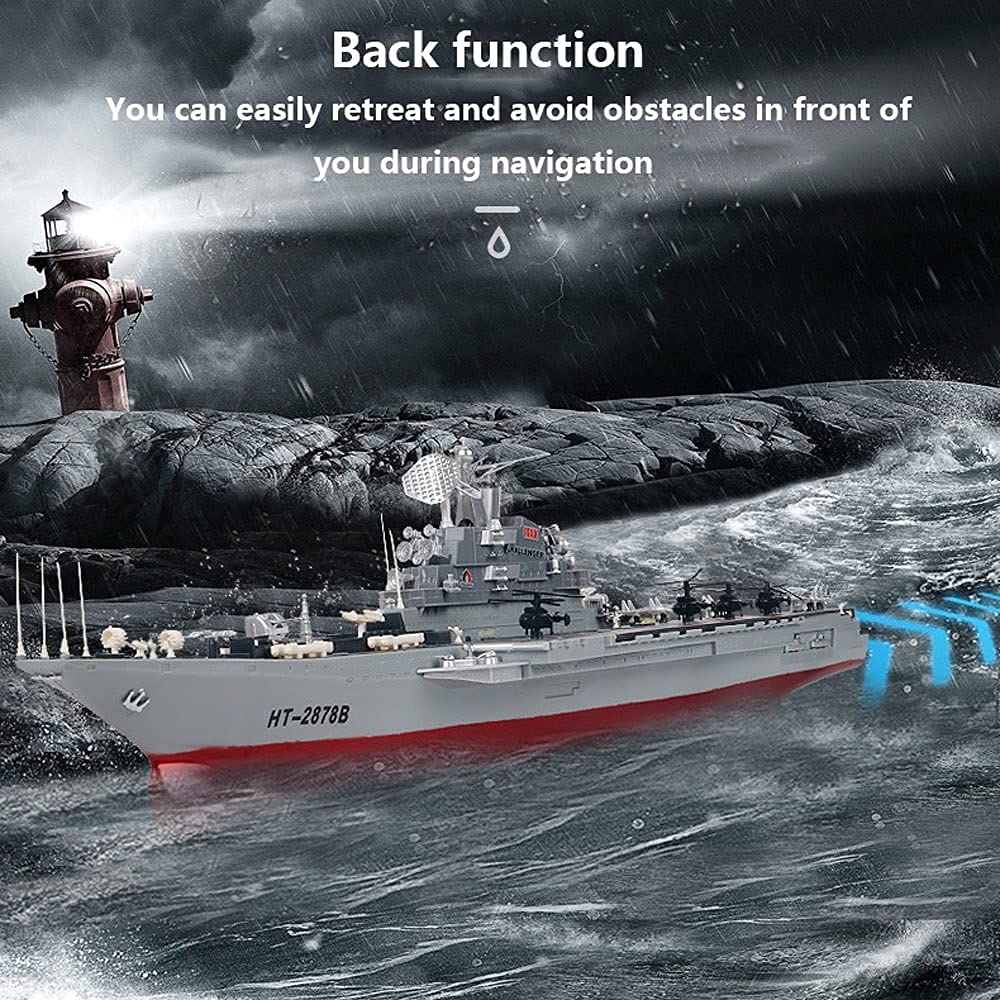 Amazon.com: QAQQVQ 1/275 Assault Ship 2.4Ghz RC Battle Ship Marine